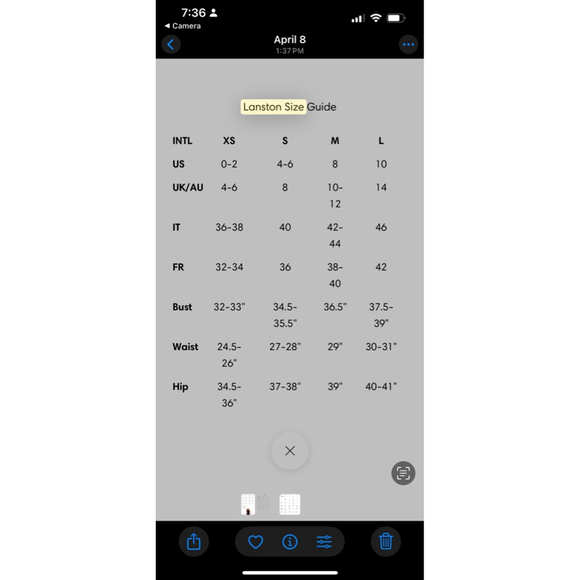 Lanston Crimson Long Sleeve Twist Front Top - Size Small - Picture 11 of 14
